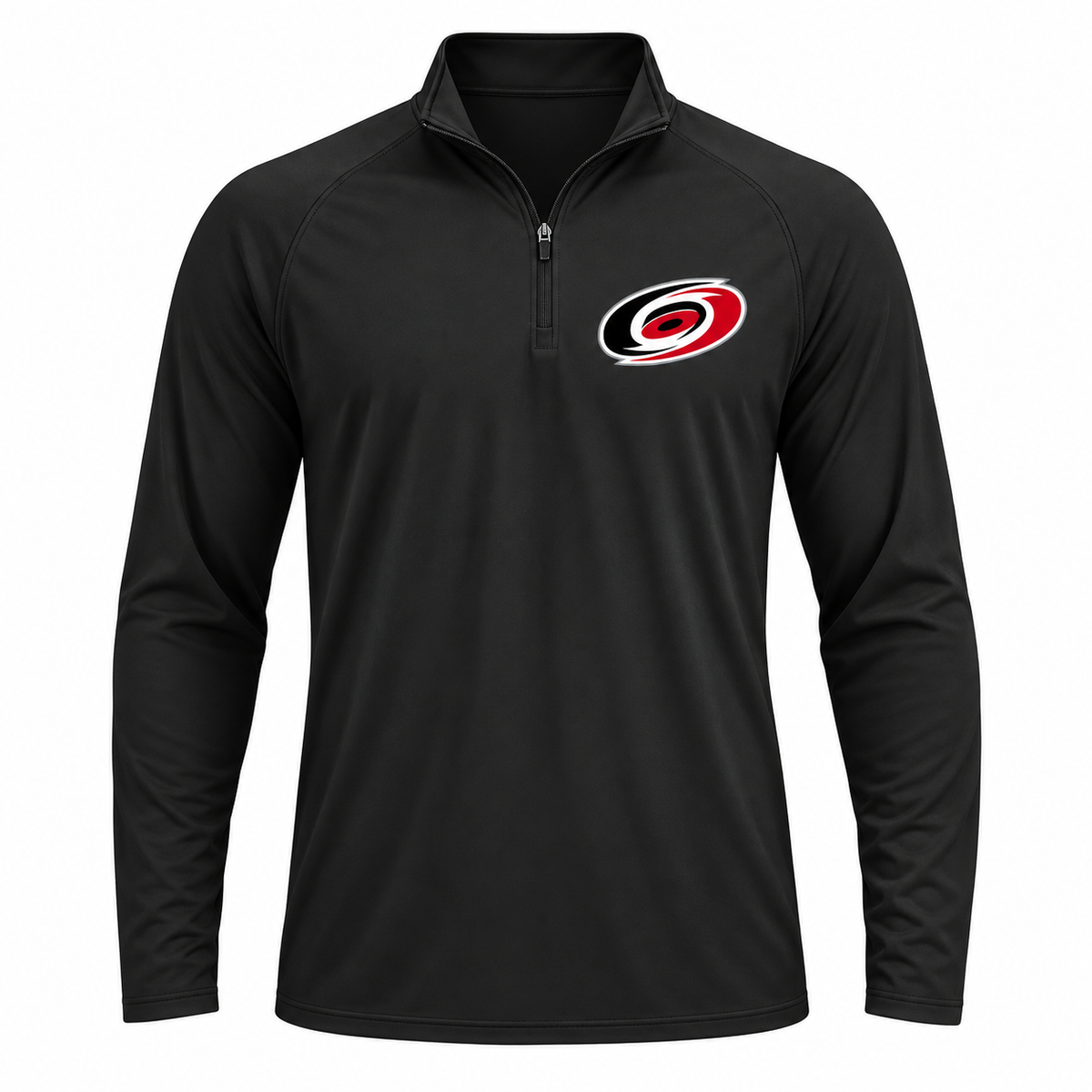 Black - Front View - Carolina Hurricanes Quarter-Zip