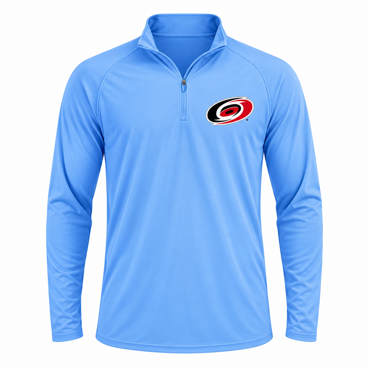 Light Blue - Front View - Carolina Hurricanes Quarter-Zip