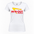 Women's in n out burger roundneck white
