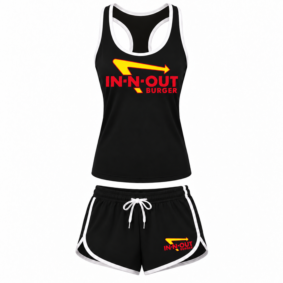 Women's in n out burger set black