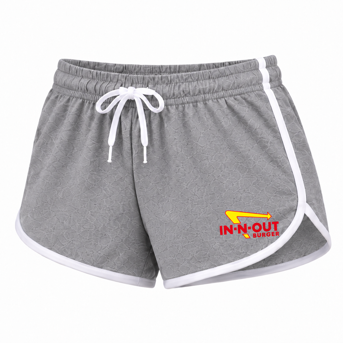 Women's in n out burger shorts gray