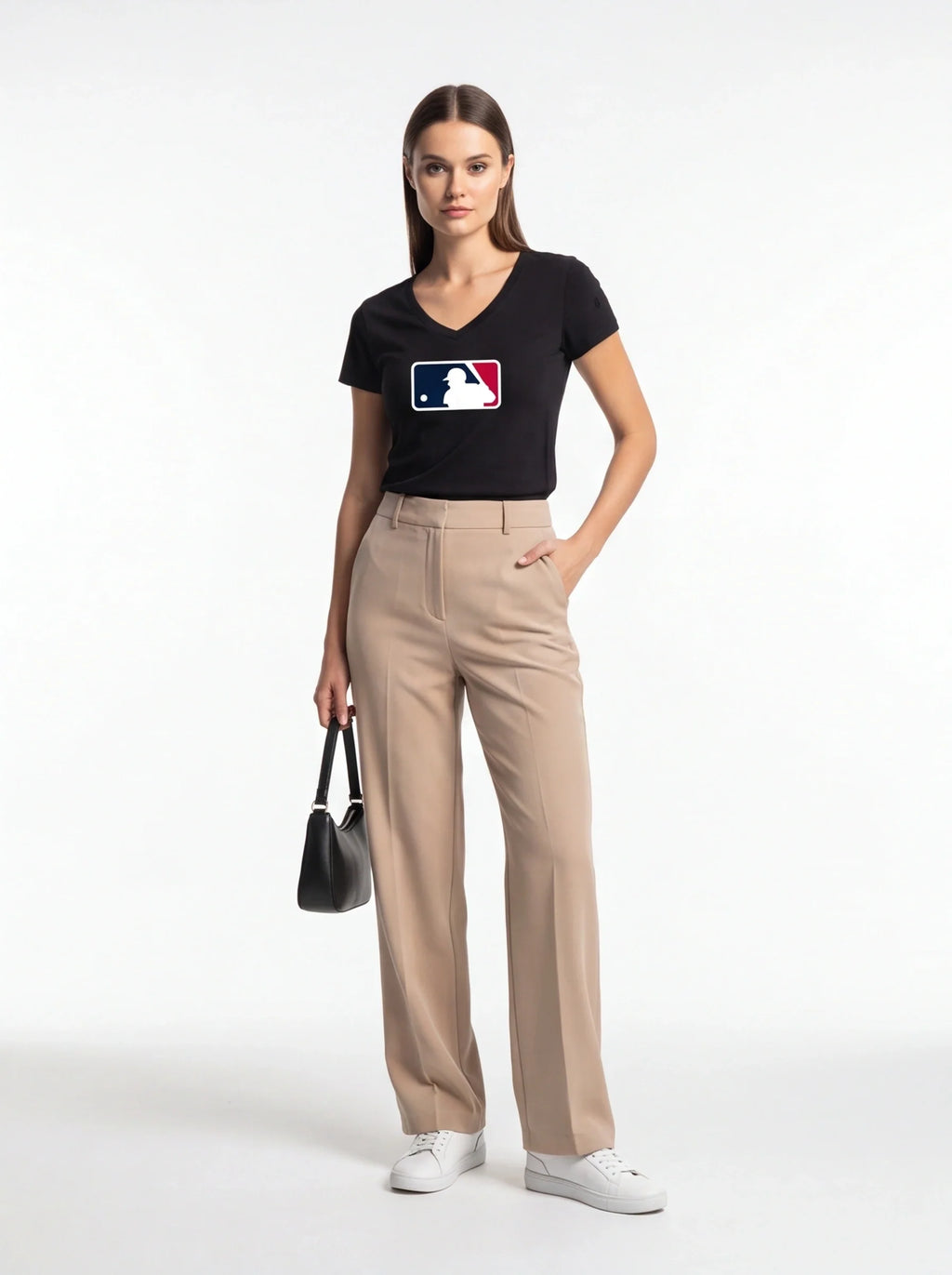 Women's Major League Baseball MLB V-Neck T-Shirt
