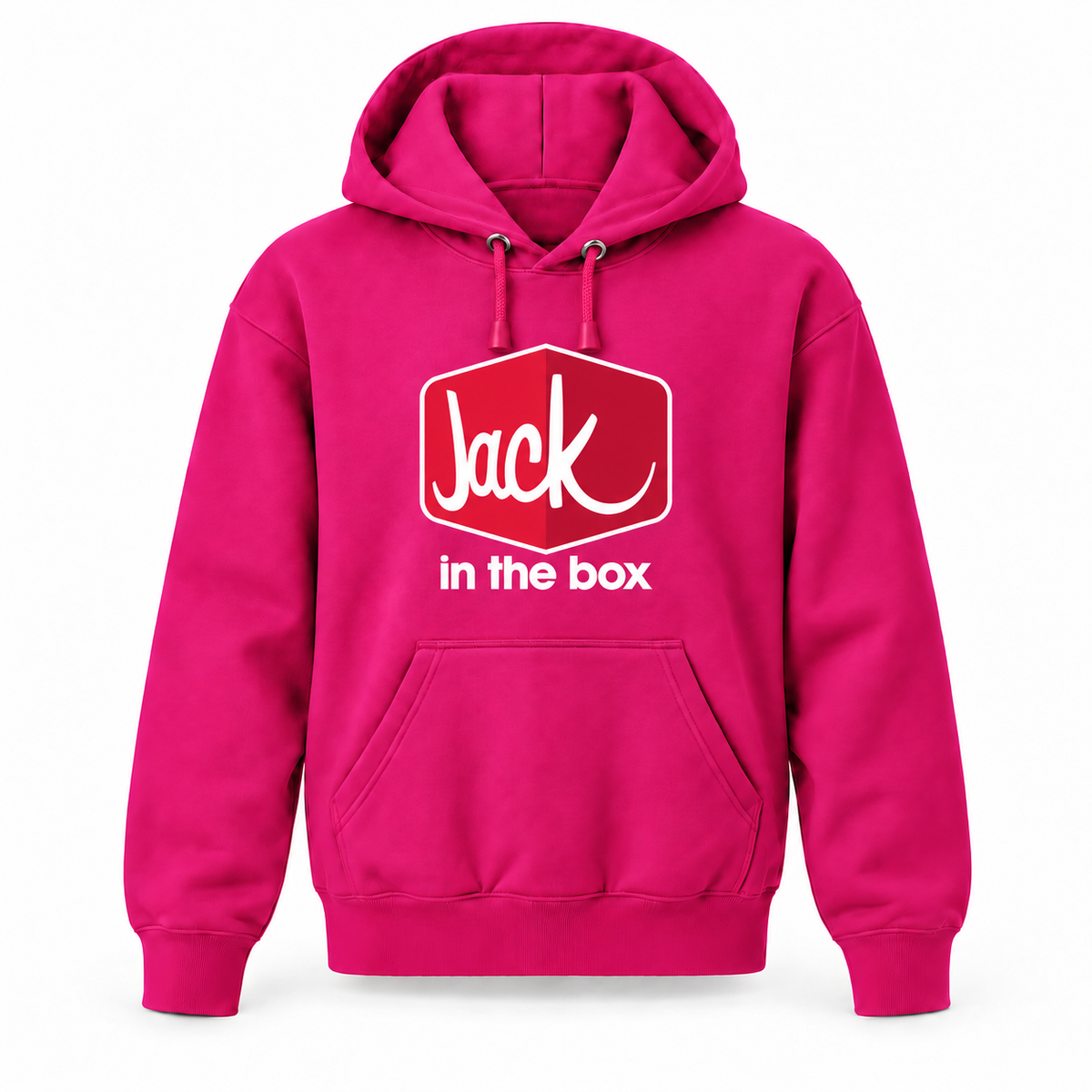 Youth Jack In The Box pullover hoodie — Hot Pink