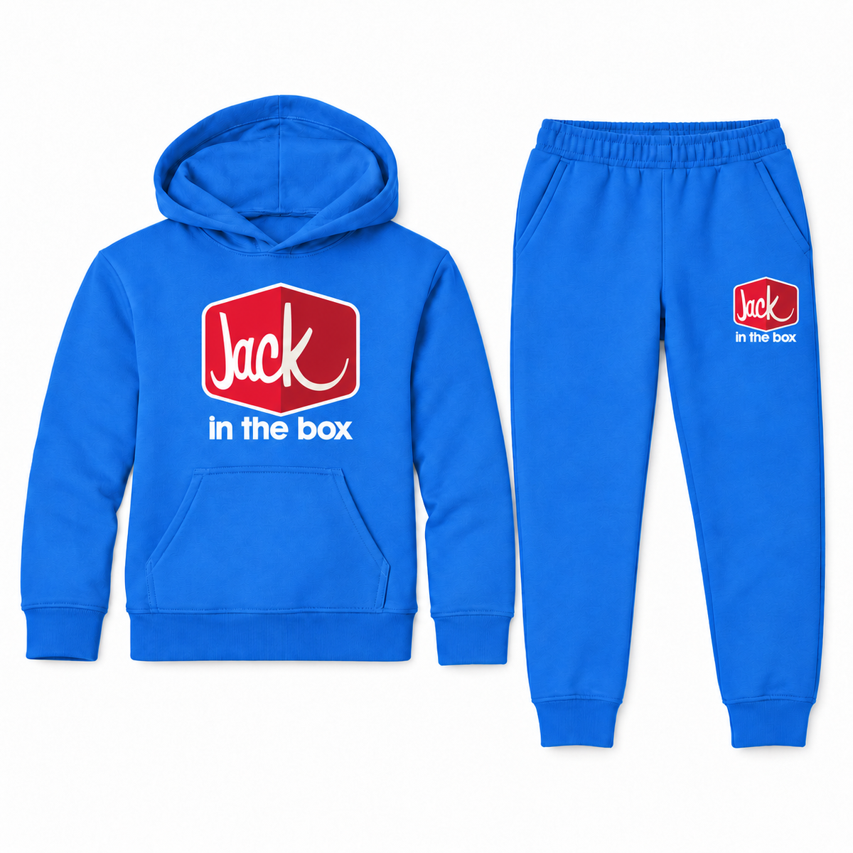 Youth Jack In The Box hoodie and joggers set — Blue