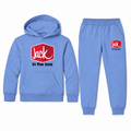 Youth Jack In The Box hoodie and joggers set — Carolina Blue