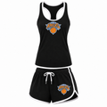 Women's New York Knicks tank top and shorts set, Black