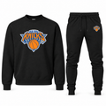 Men's New York Knicks sweatshirt and joggers set, Black