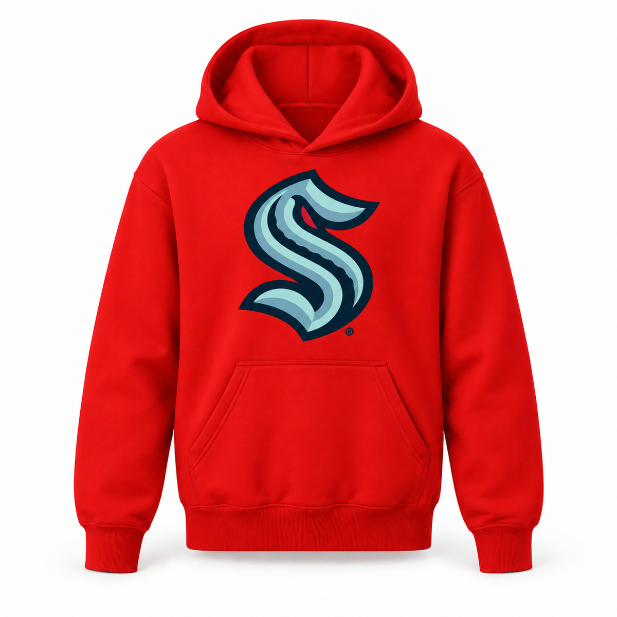 Seattle Kraken youth pullover hoodie in Red