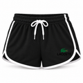 Women's Lacoste Booty Shorts, Black