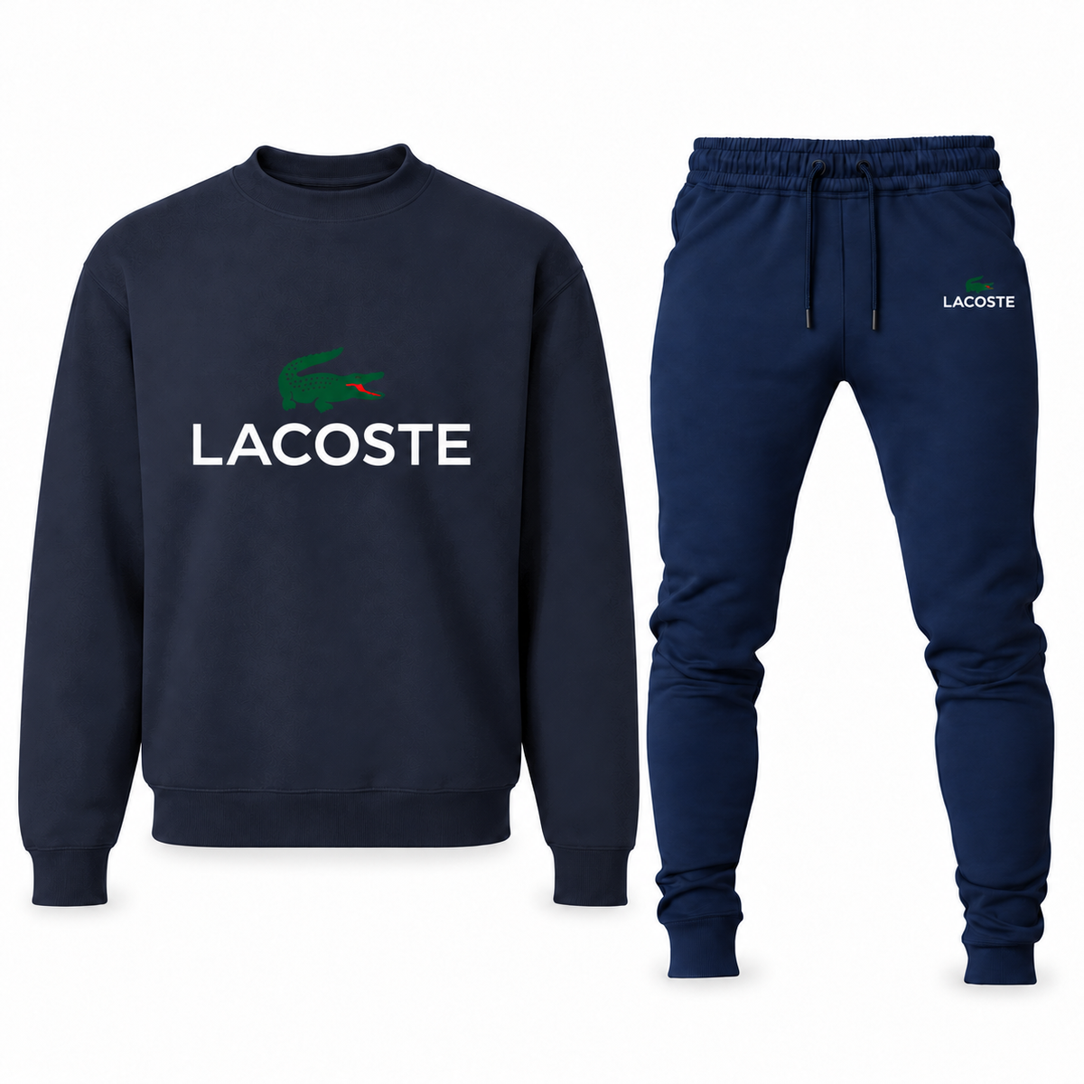 Men's Lacoste sweatshirt and joggers set, Navy