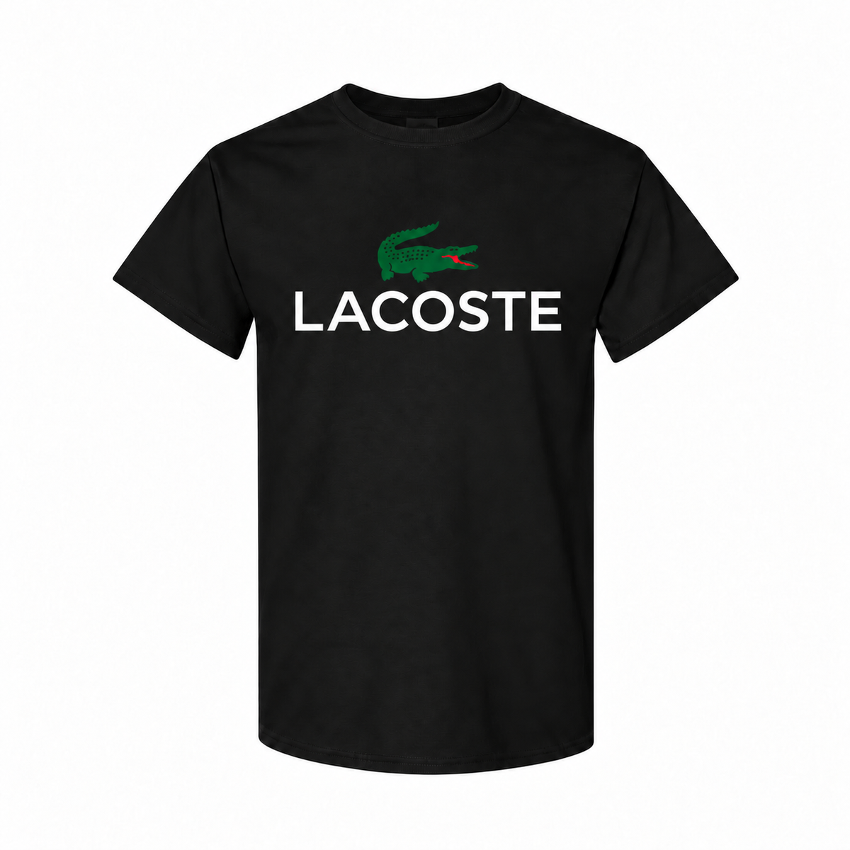 Youth Lacoste cotton T-shirt, Black