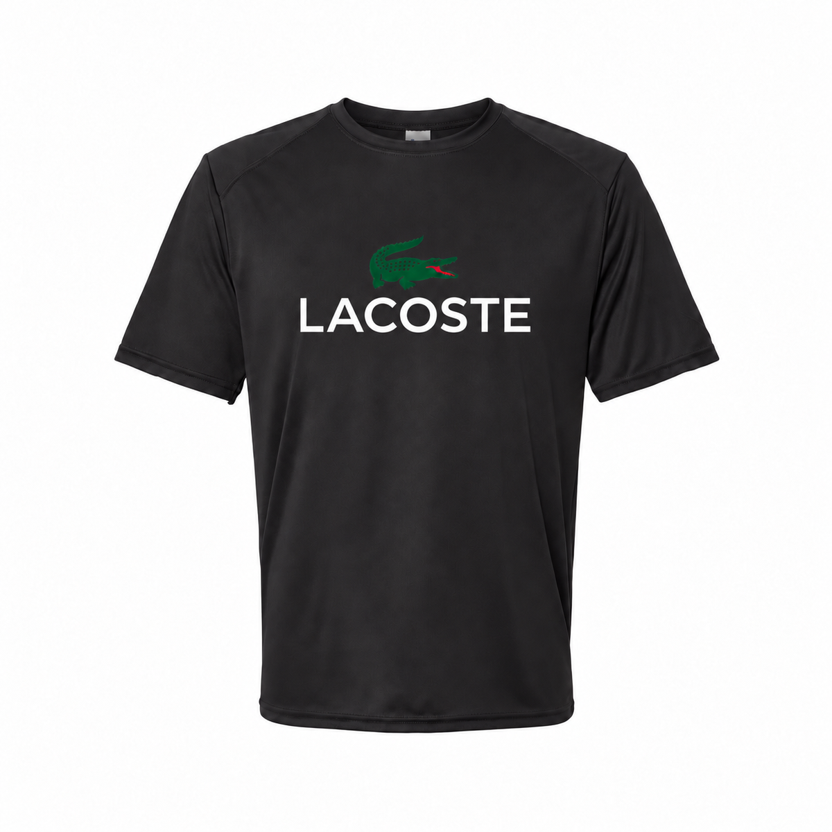 Youth Lacoste polyester T-shirt, Black