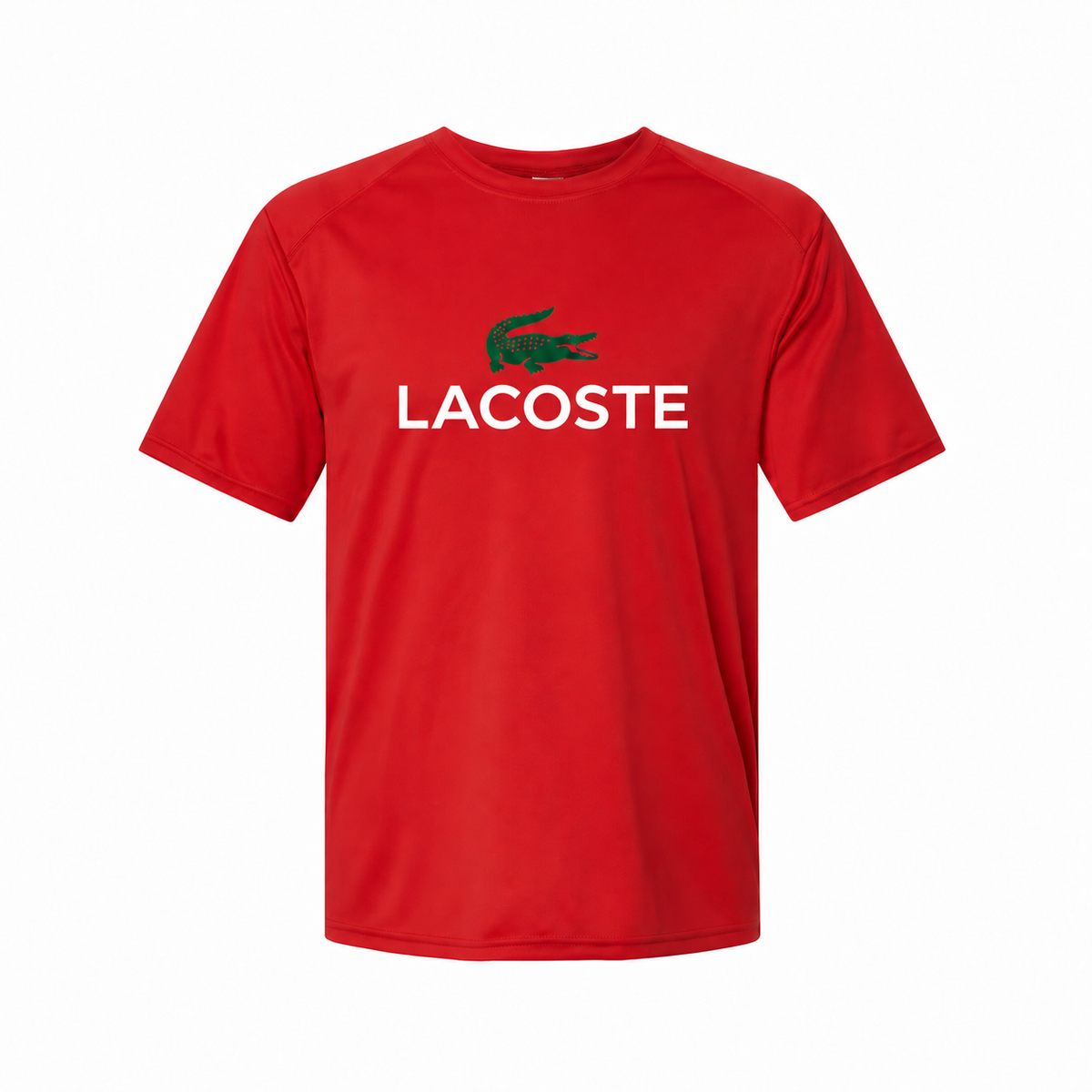 Youth Lacoste polyester T-shirt, Red