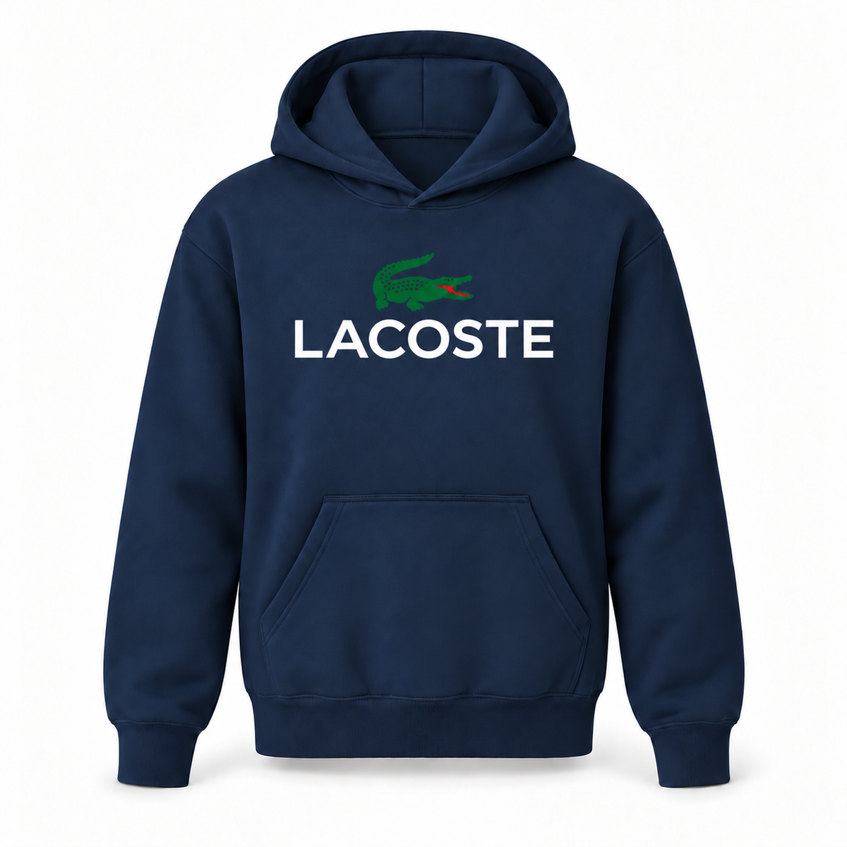 Youth Lacoste pullover hoodie, Navy