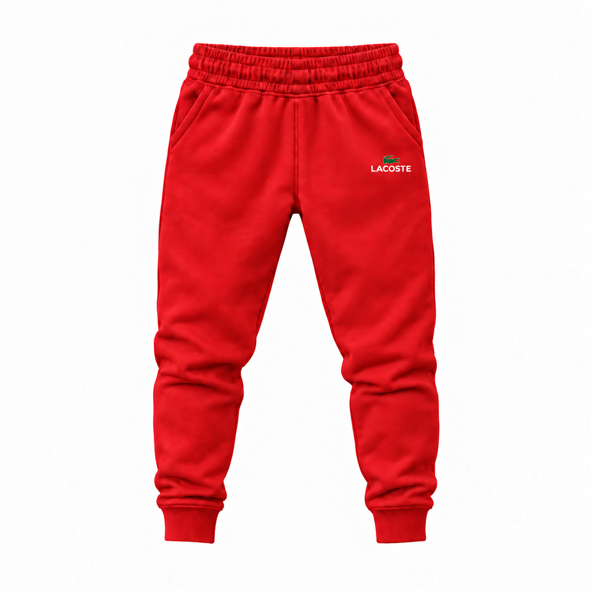 Youth Lacoste Joggers Sweatpants - Red