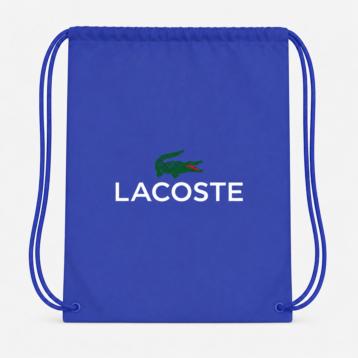 Lacoste Drawstring Bag - Blue | white lettering