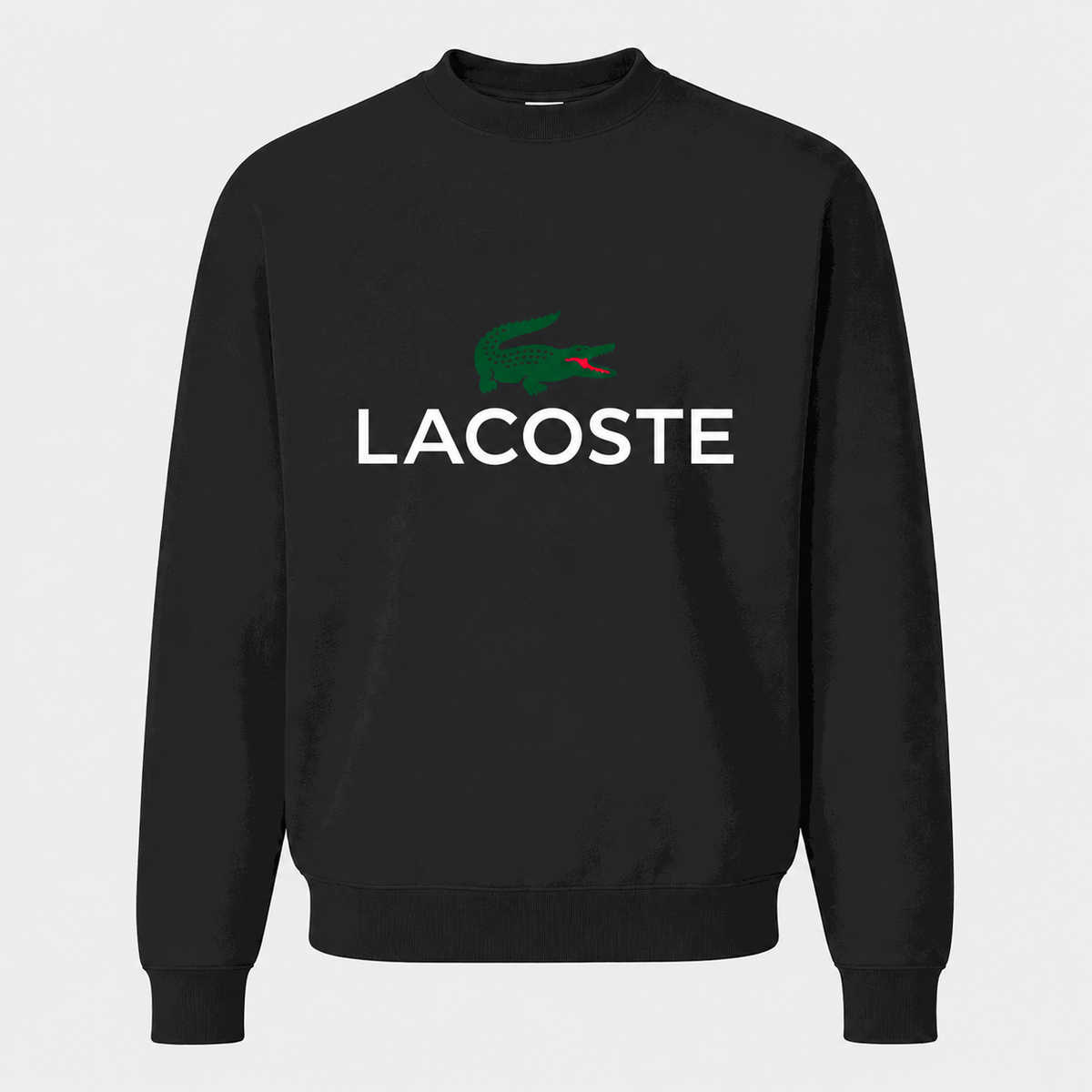 Men's Lacoste Crewneck Sweatshirt - Black