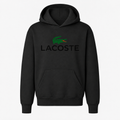 Youth Lacoste pullover hoodie, Black