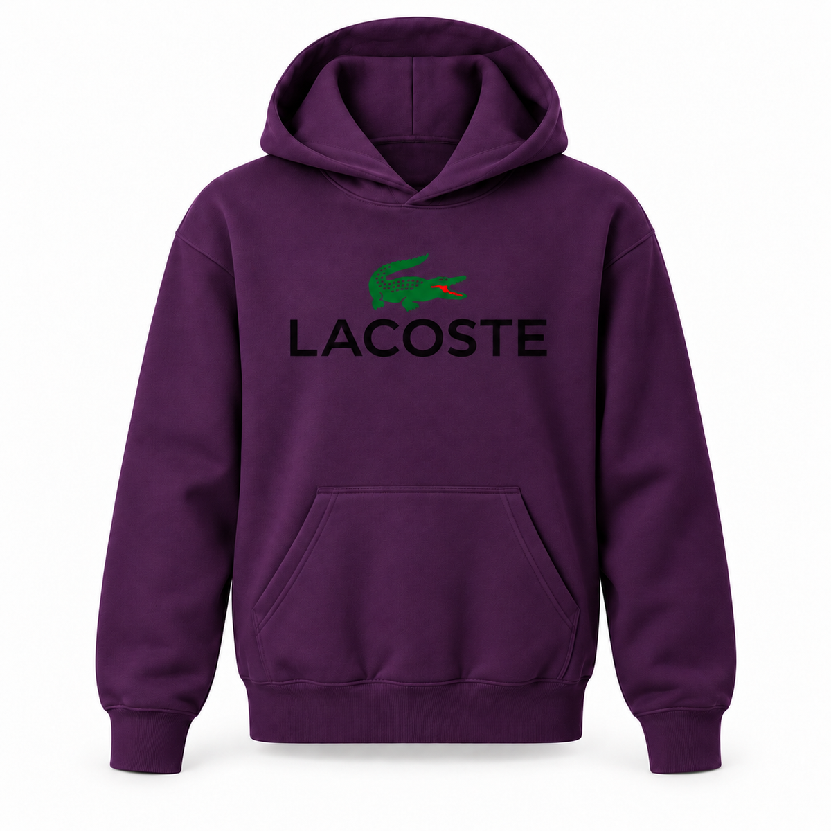 Youth Lacoste pullover hoodie, Purple