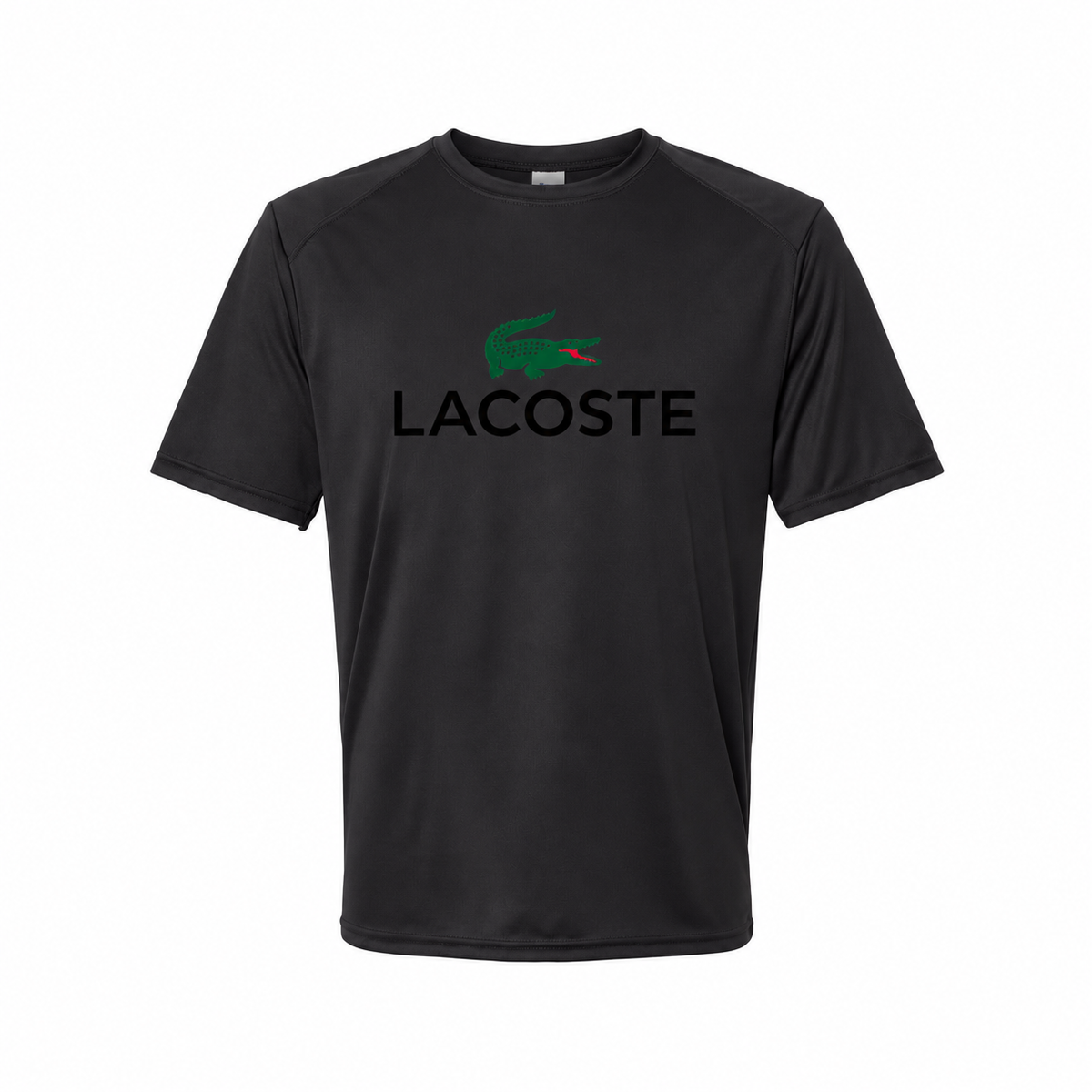 Youth Lacoste polyester T-shirt, Black
