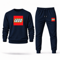 Men's LEGO crewneck sweatshirt and joggers set — Navy