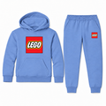 Youth LEGO hoodie and joggers set — Carolina Blue