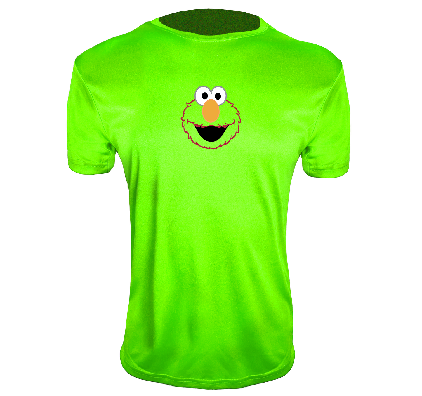 Men's Sesame Street Elmo Face Polyester T-Shirts