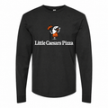 Men's Logo-Little-Caesars-1536x864 Long sleeves Cotton Blend T-Shirt - Black