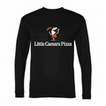 Men's Little Caesars Polyester Long Sleeve T-Shirt - Black