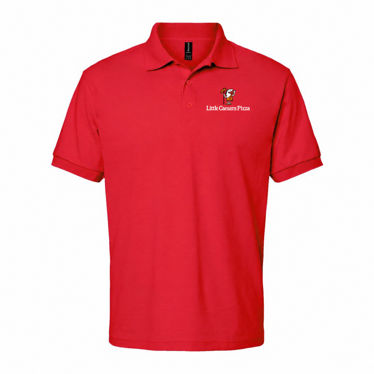 Men's Little Caesars Dry Blend Polo - Red