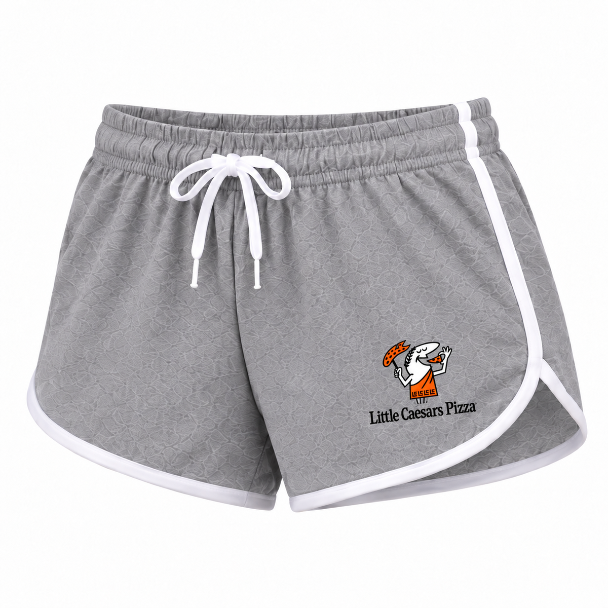 Women's Little Caesars Booty Shorts, Gray