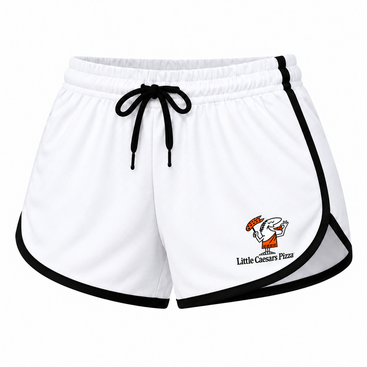 Women's Little Caesars Booty Shorts, White