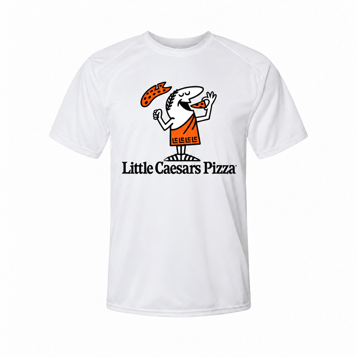 Little Caesars youth polyester tee - White