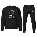 Taco Bell Black crewneck sweatshirt and jogger set