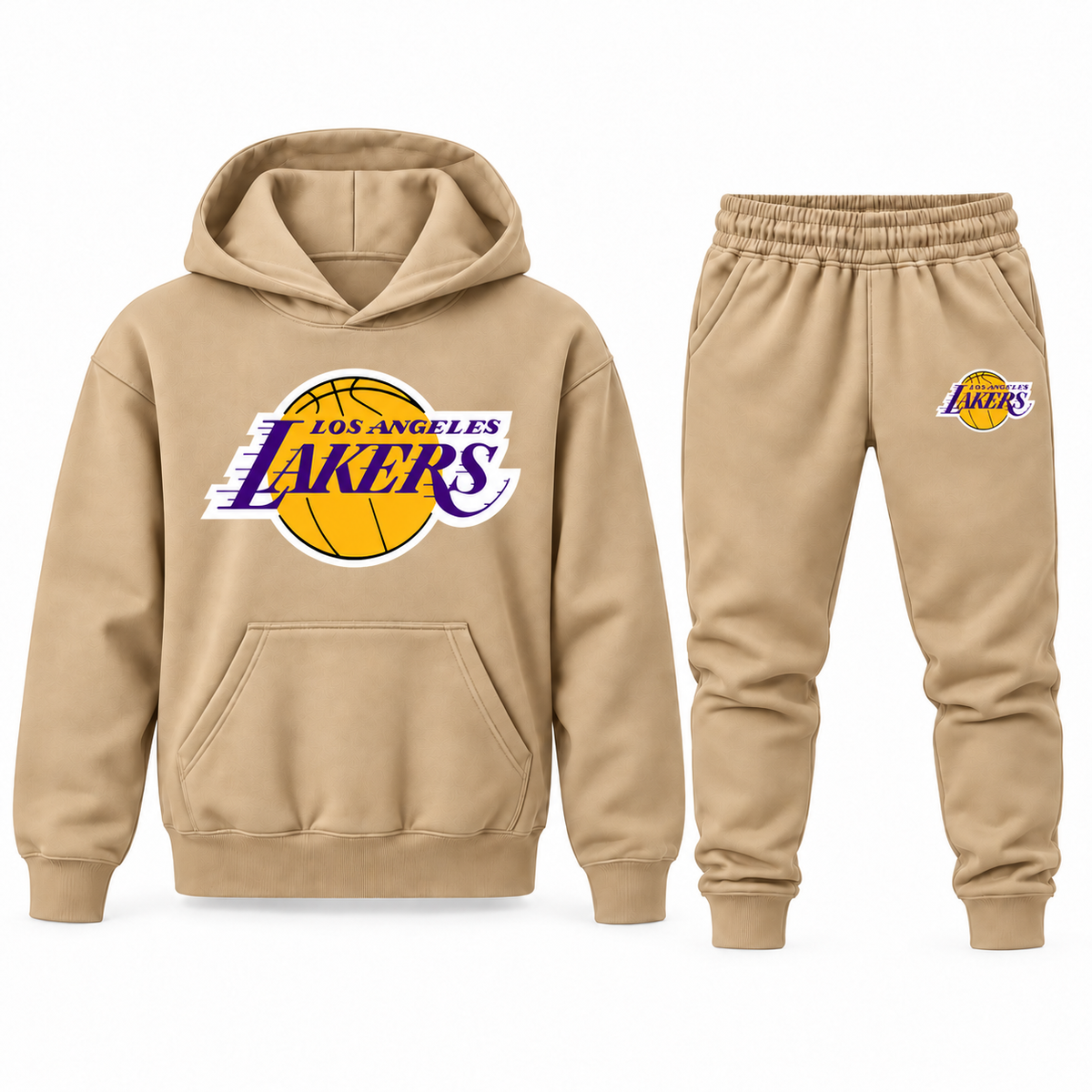 los angeles lakers set tan