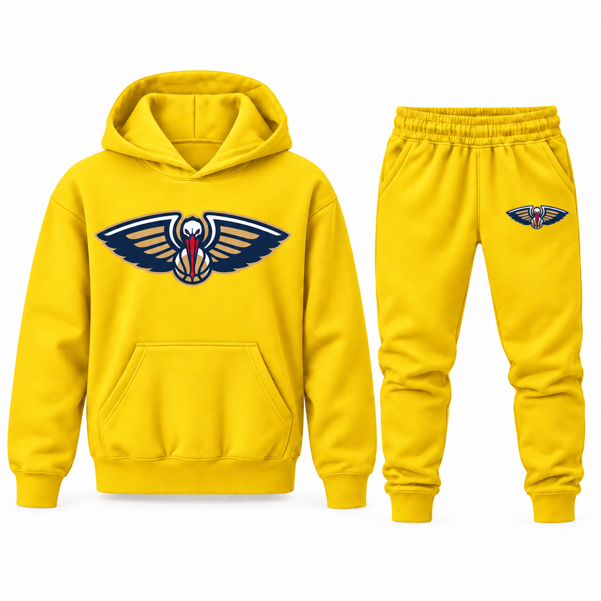 new orleans pelicans set yellow