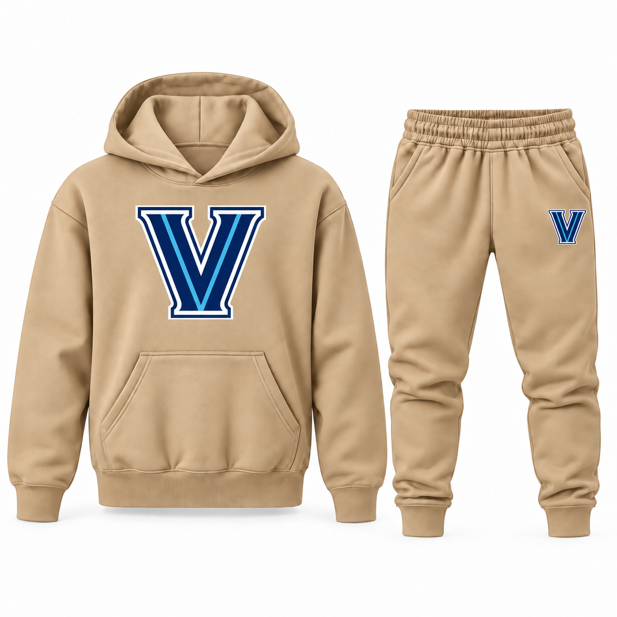 villanova wildcats set tan