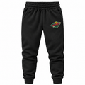 Black youth joggers with Minnesota Wild logo