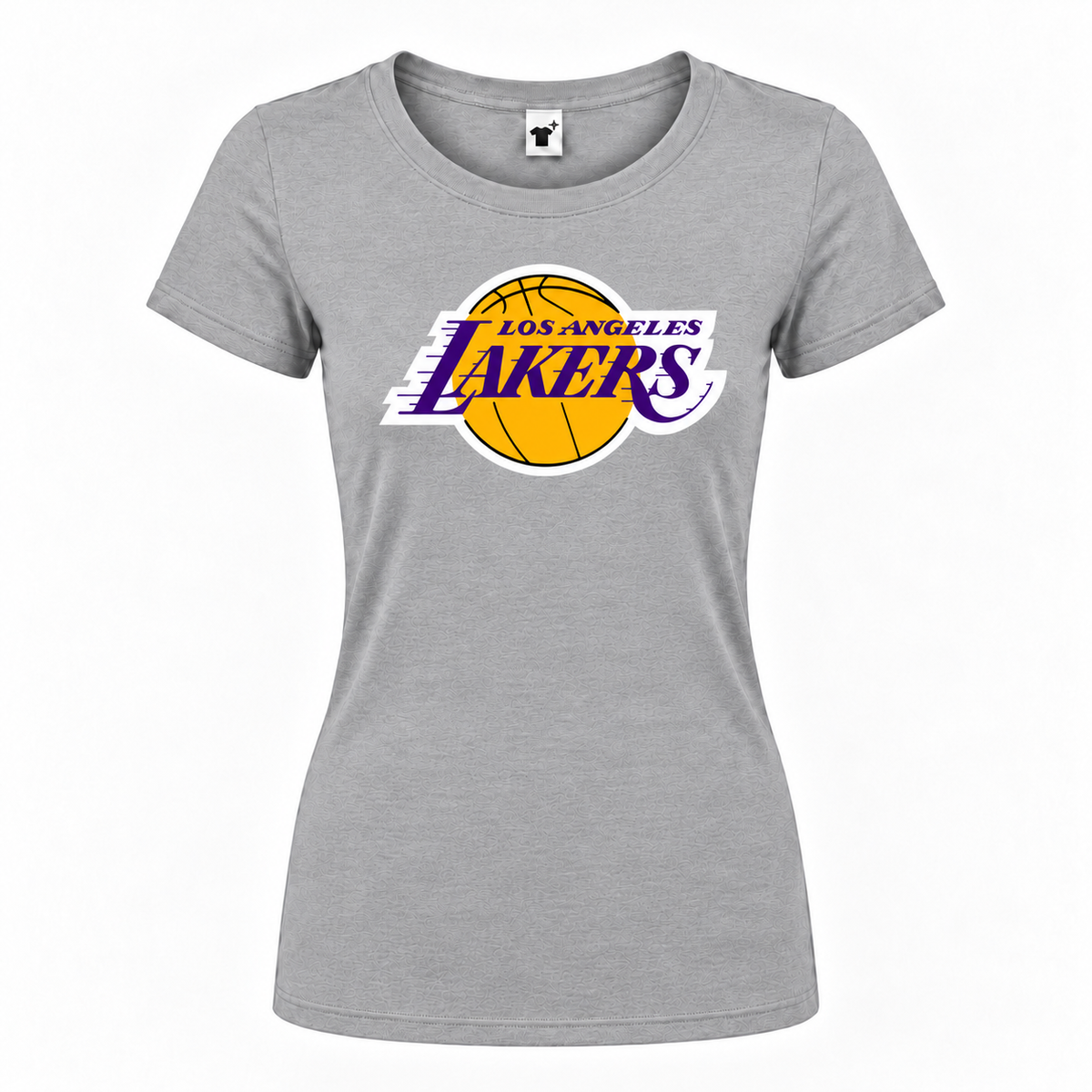 Los Angeles Lakers women's round neck T-shirt in Gray