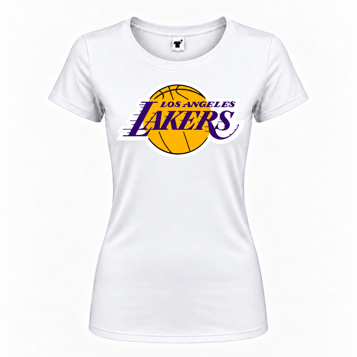 Los Angeles Lakers women's round neck T-shirt in White