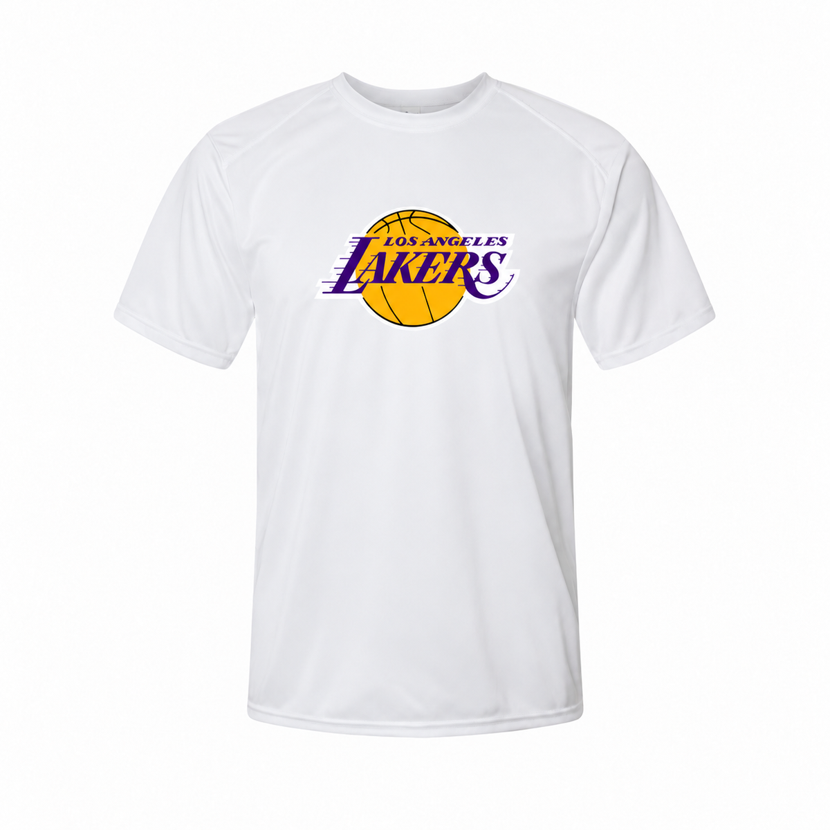 Los Angeles Lakers youth polyester tee - White