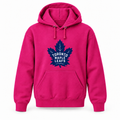 Youth Toronto Maple Leafs sale pullover hoodie in Hot Pink, front design