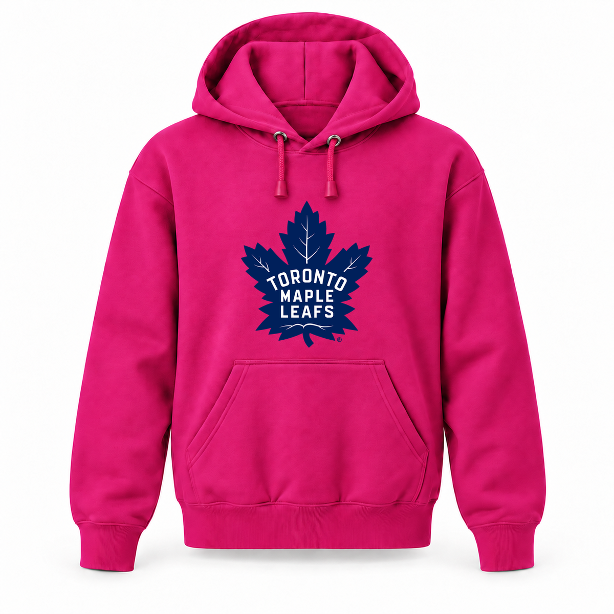Youth Toronto Maple Leafs sale pullover hoodie in Hot Pink, front design