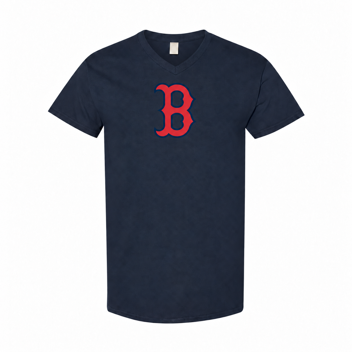 Men's Boston Red Sox Cotton V-Neck T-Shirt, Navy