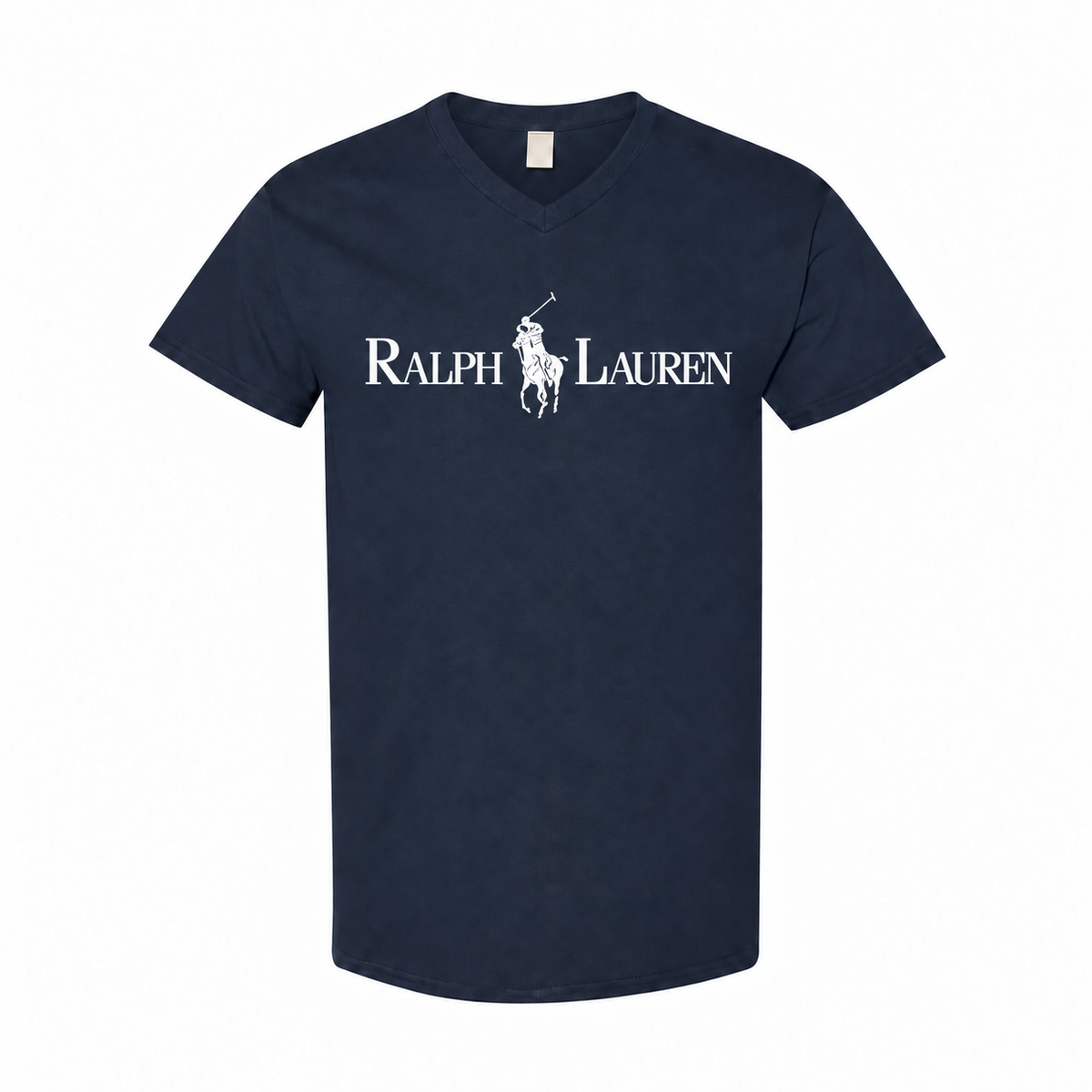 Men's Polo Ralph Lauren Cotton V-Neck T-Shirt - Navy