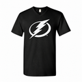 Men's Tampa Bay Lightning Cotton V-Neck T-Shirt - Black