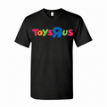 Toys R Us men cotton V-neck in Black