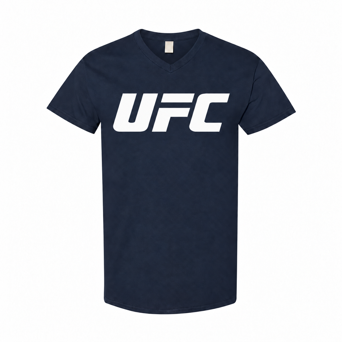 Men's UFC Cotton V-Neck T-Shirt - Navy