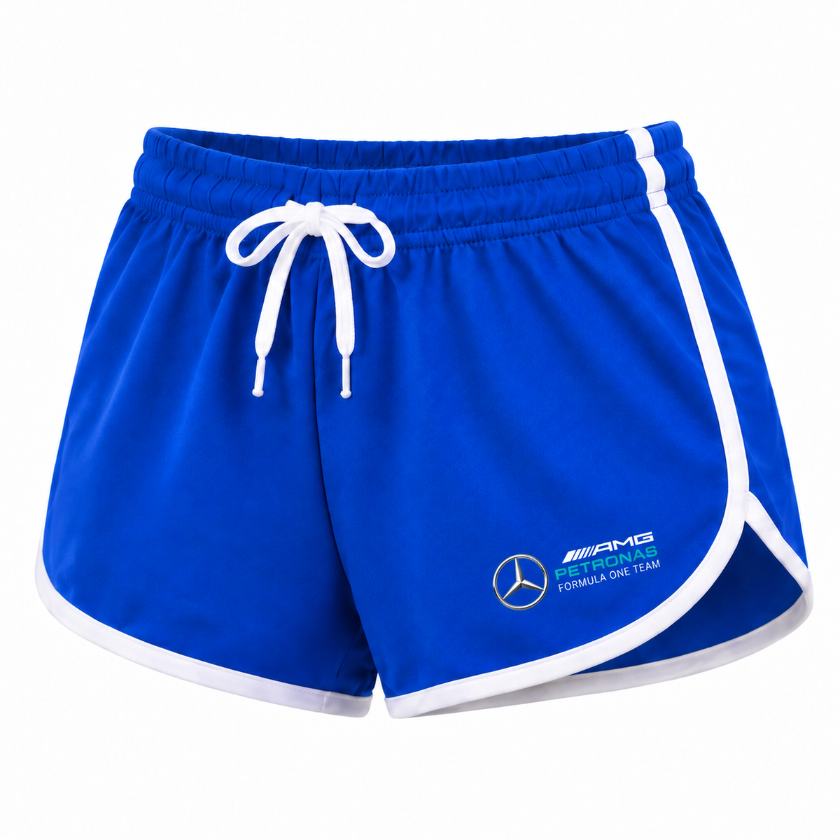 Women's Mercedes AMG Petronas Formula One Team Booty Shorts, Blue