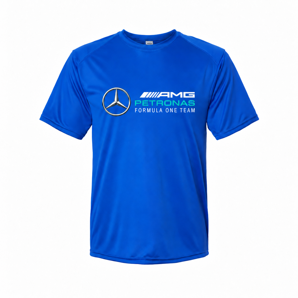 Mercedes AMG Petronas Formula One Team youth polyester tee - Royal Blue